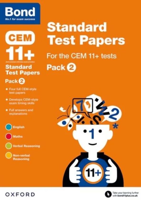 Bond 11+: CEM: Standard Test Papers: Ready for the 2024 exam av Michellejoy Hughes, Alison Primrose, Bond 11+