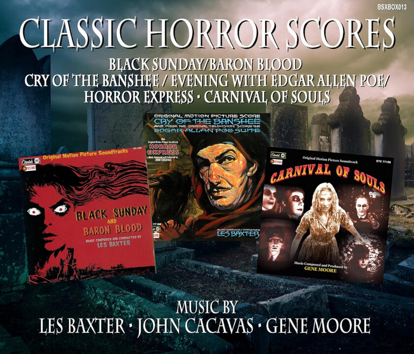 Les Baxter, John Cacavas, Gene Moore  Classic Horror Scores  CD