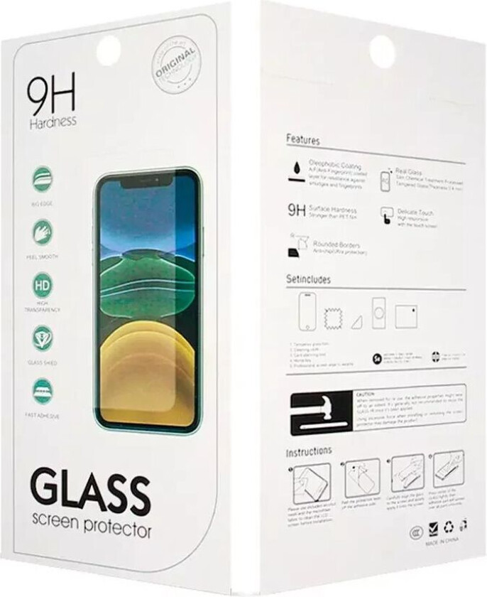 Bilde av iPhone 14 Pro OEM Glass Skjermbeskytter - Case Friendly - Gjennomsiktig