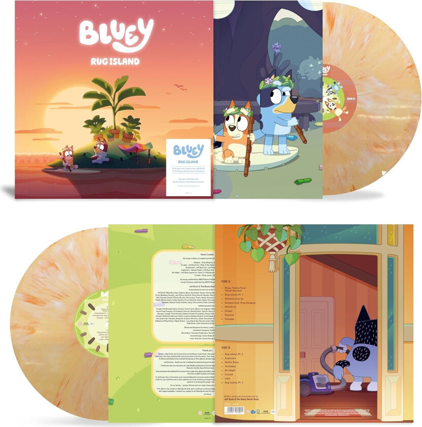 Joff Bush Bluey: Rug Island LP/Vinyl