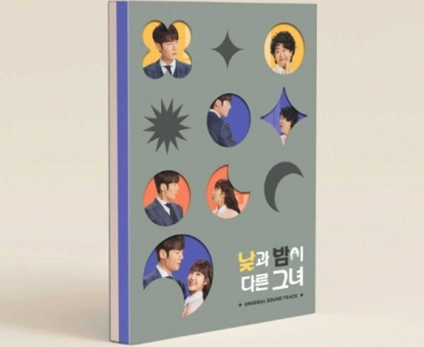 Diverse KPop Miss Night And Day JTBC Drama Soundtrack incl. 70pg Booklet, 2 Stickers, Bookmark + 3pc Photo Strip CD
