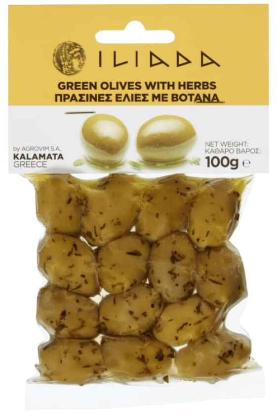 Oliven Grønn m/Urter 100g