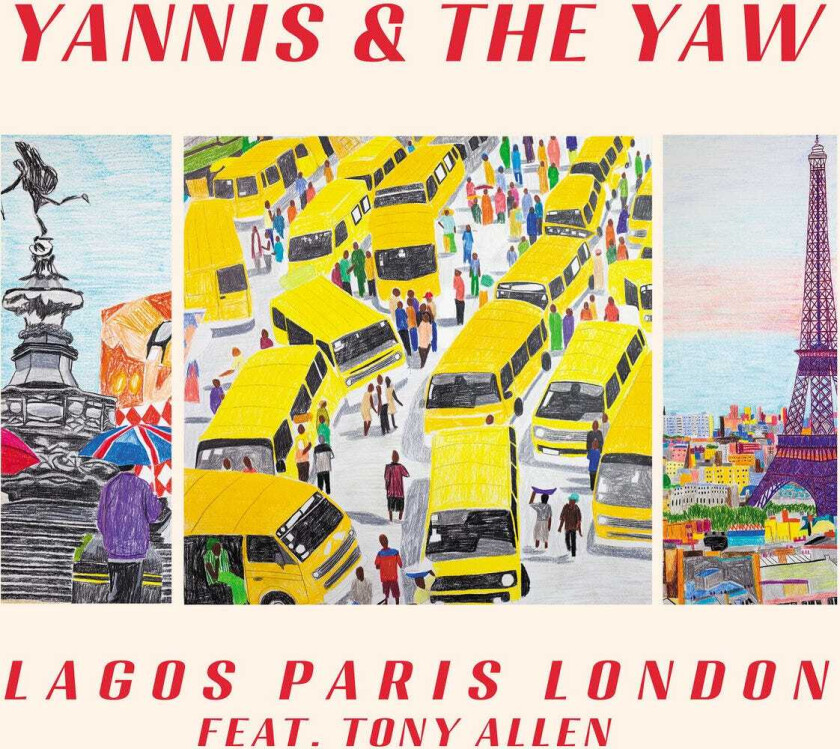 Yannis & The Yaw, Tony Allen Lagos Paris London EP LP/Vinyl