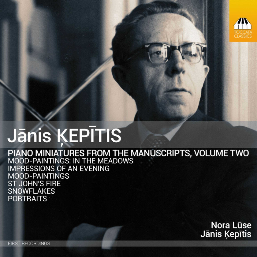 Nora Luse Kepitis: Piano Miniatures from the Manuscripts, Vol. 2 CD