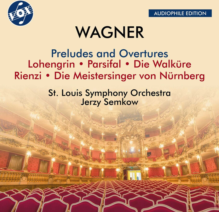 St Louis Symphony Orchestra, Jerzy Semkow  Wagner: Preludes & Overtures  CD