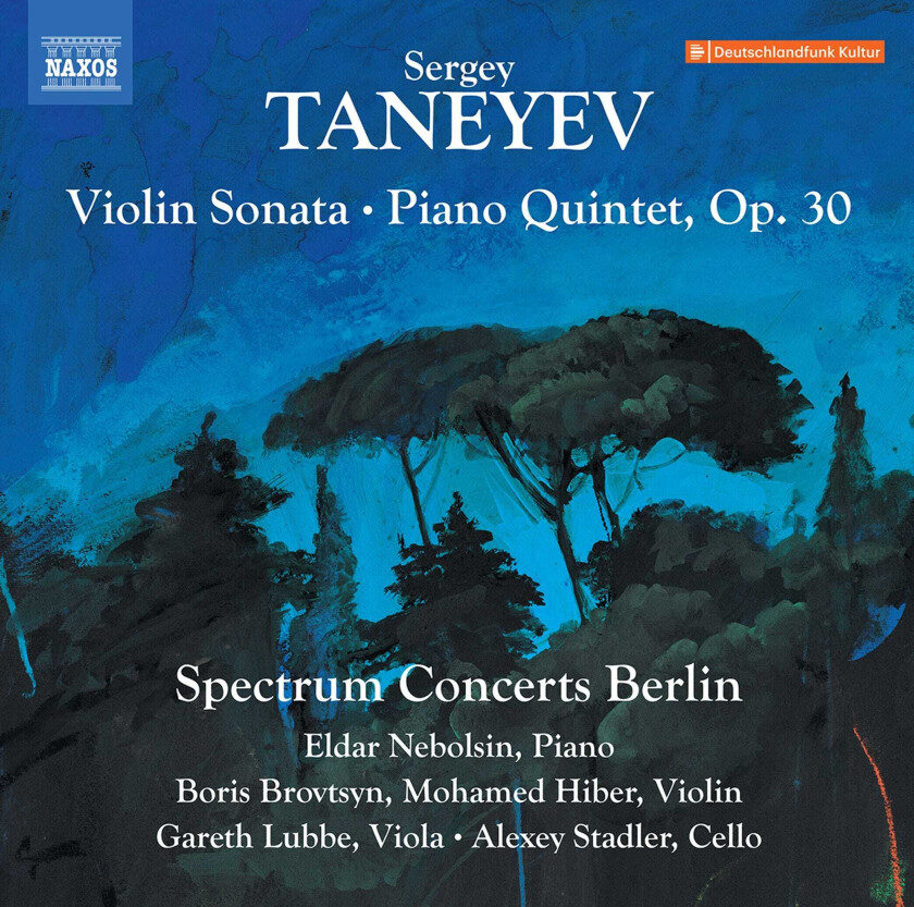 Spectrum Concerts Berlin Taneyev: Violin Sonata; Piano Quintet, Op. 30 CD