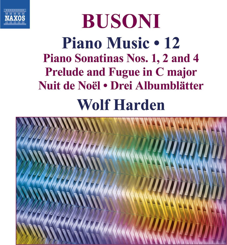 Wolf Harden  Busoni: Piano Music, Vol. 12  CD