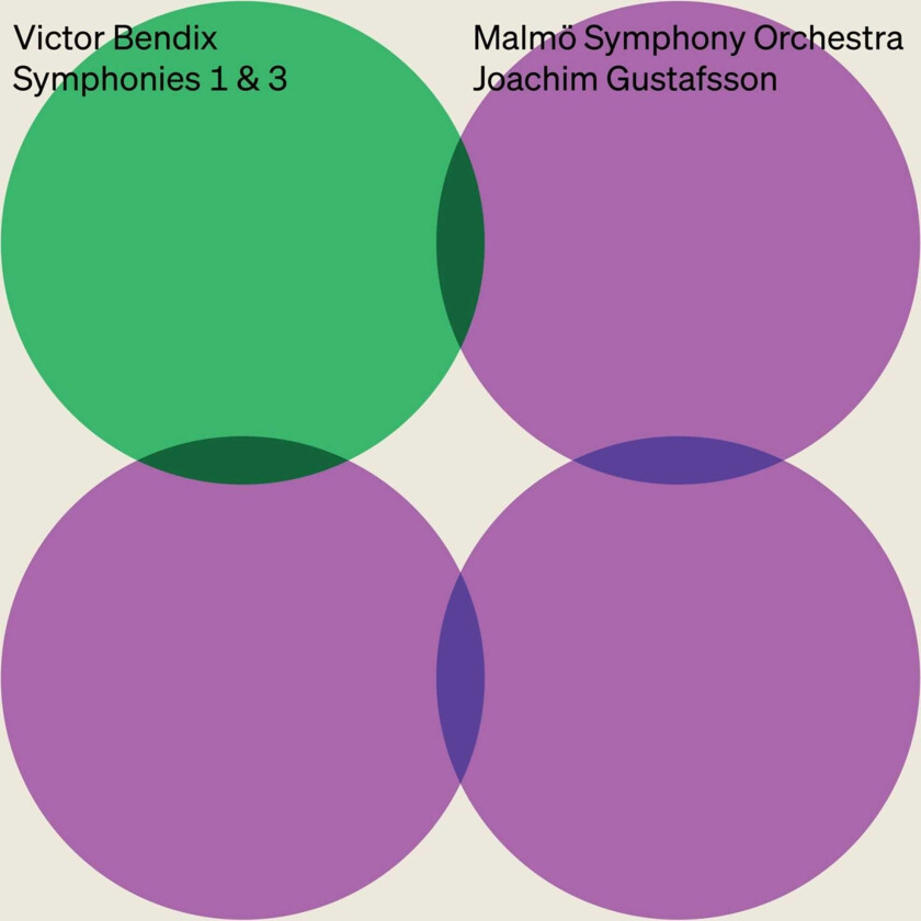 Malmö Symphony Orchestra, Joachim Gustafsson, Victor Bendix Bendix: Symphonies Nos. 1 & 3 CD