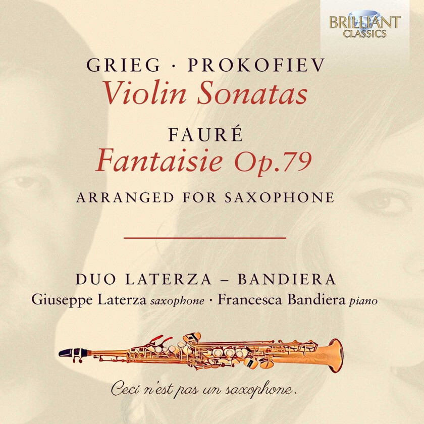 Grieg & Prokofiev: Violin Sonatas; Faure: Fantaisie Op.79, arranged for Saxophone CD