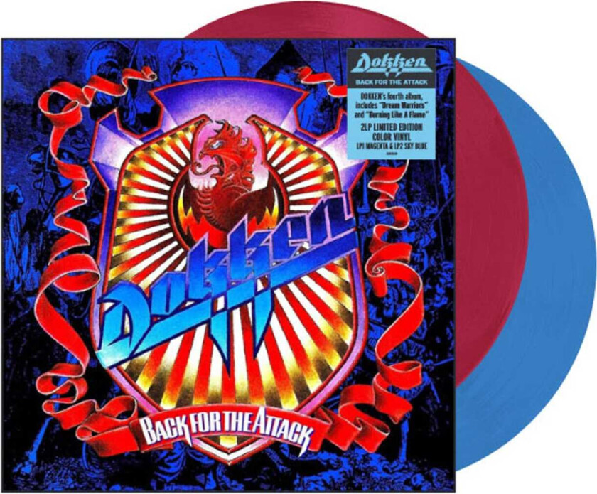 Dokken Back For The Attack LP/Vinyl