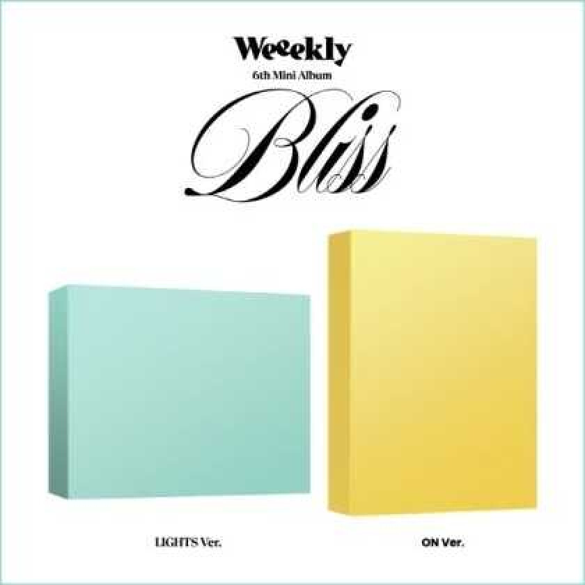 Weeekly Bliss Random Cover 72pg Photobook, Envelope, Sticker, Mini Stand, 2 Photocards, Poster + Photocard Stand CD