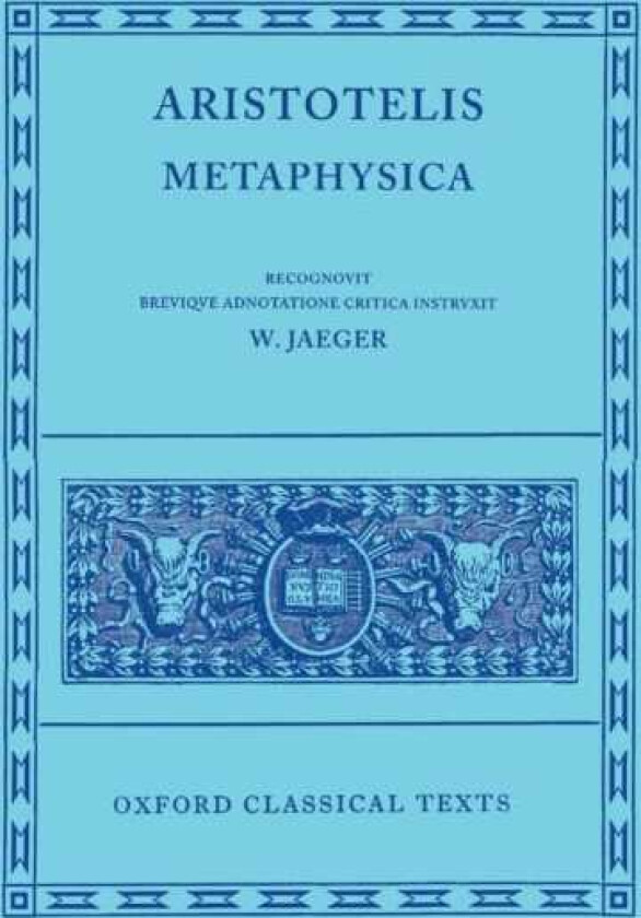 Aristotle Metaphysica
