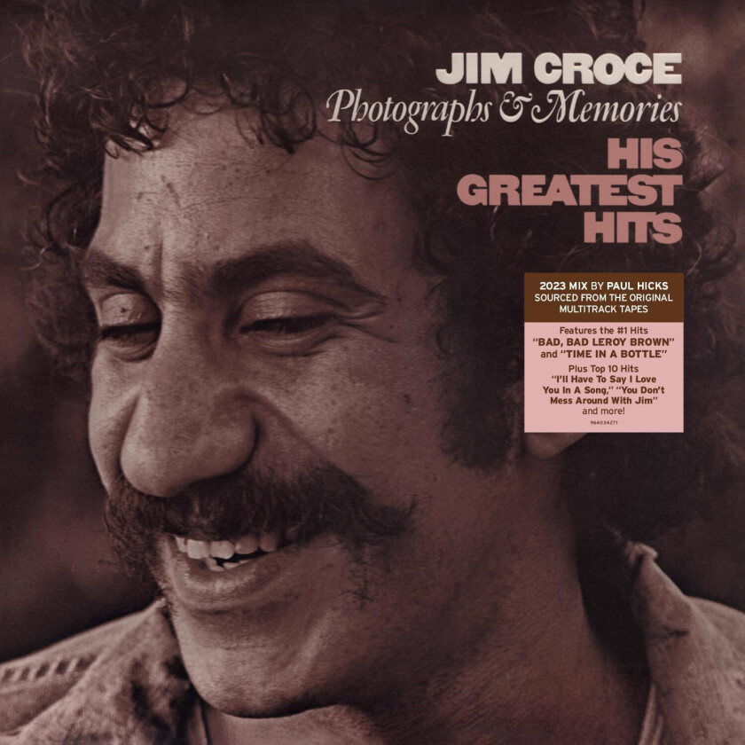 Jim Croce Photographs & Memories: His Greatest Hits LP/Vinyl