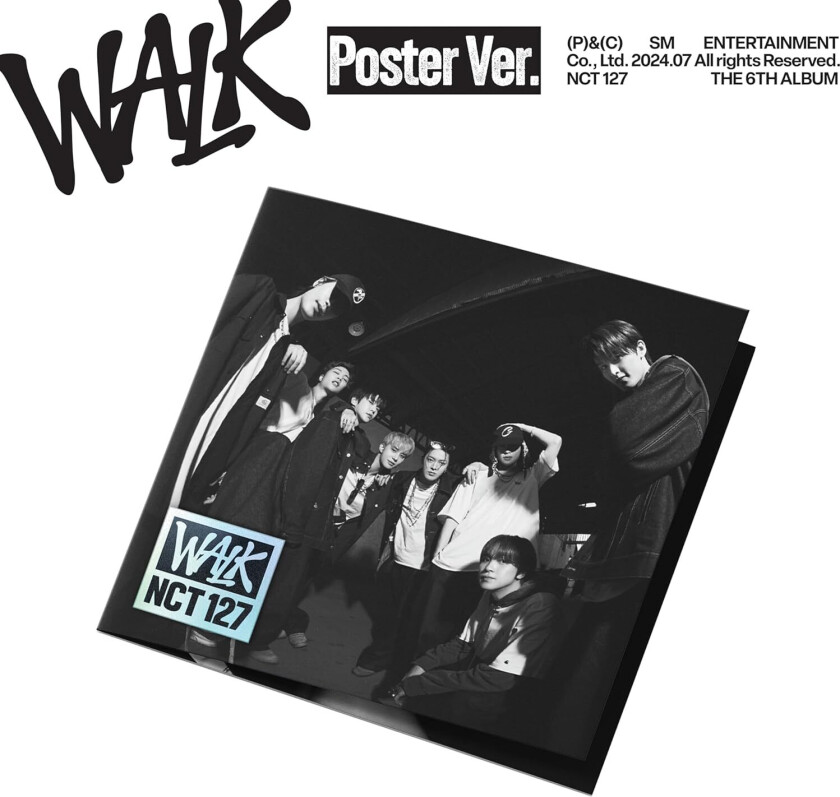 NCT 127  Walk  Poster Version  incl. Booklet, ID Card + Photocard  CD