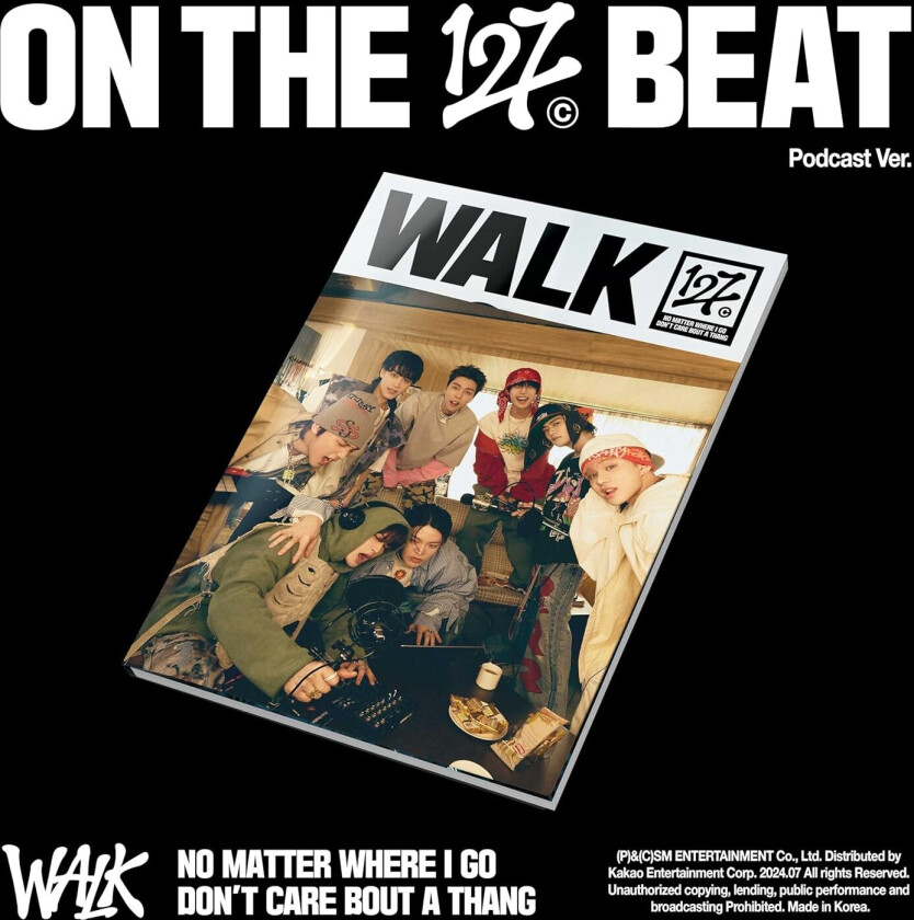 NCT 127  Walk  Podcast Version  incl. Photobook, Sticker Pack, Folded Poster + Photocard  CD