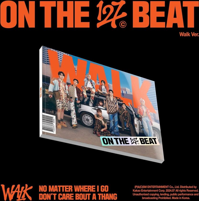 NCT 127 Walk Walk Version incl. Photobook, Sticker, Postcard, Folded Poster + Photocard CD
