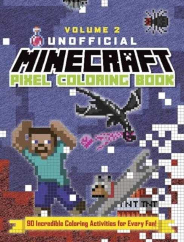 The Unofficial Minecraft Pixel Coloring Book Volume 2