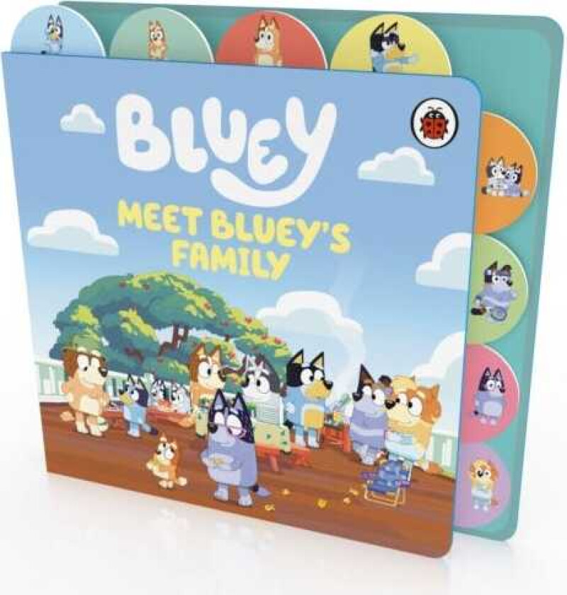 Bluey: Meet Bluey's Family: Tabbed Board Book