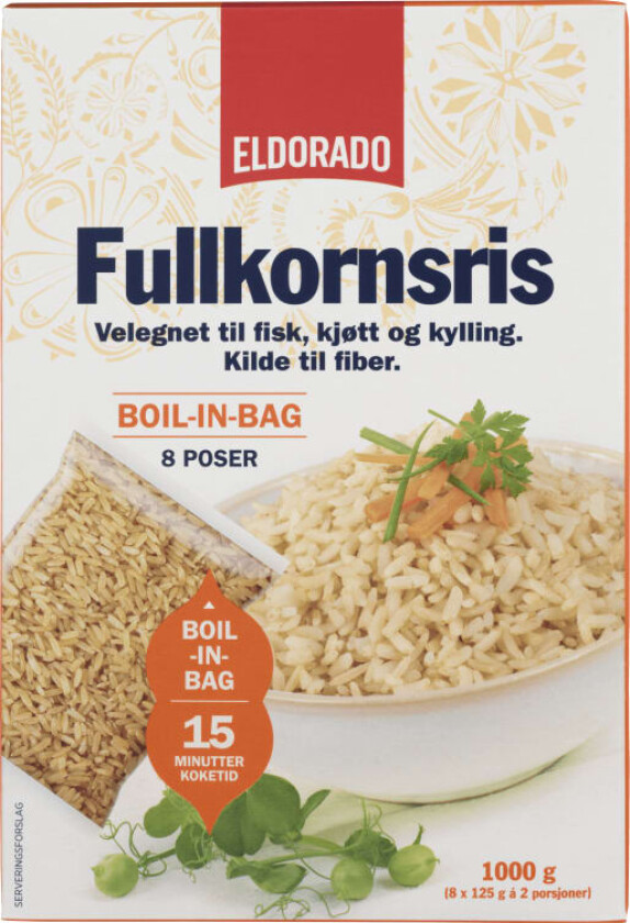 Fullkornris Boil In Bag 1kg
