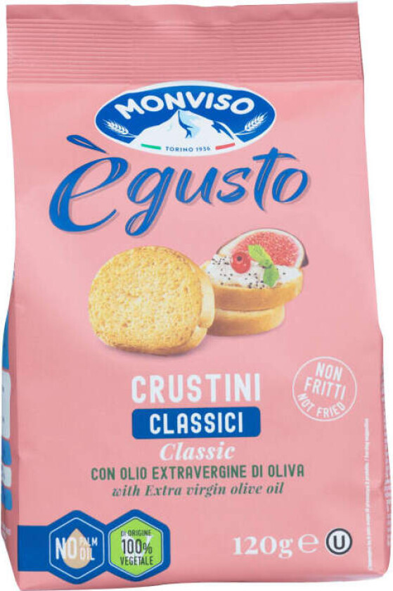 Crustini Sjøsalt &Olje 120g Panmonviso