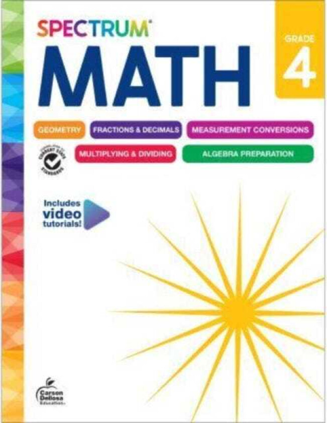 Spectrum Math Workbook Grade 4