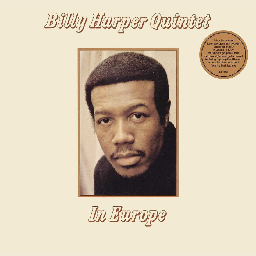 Billy Harper In Europe LP/Vinyl