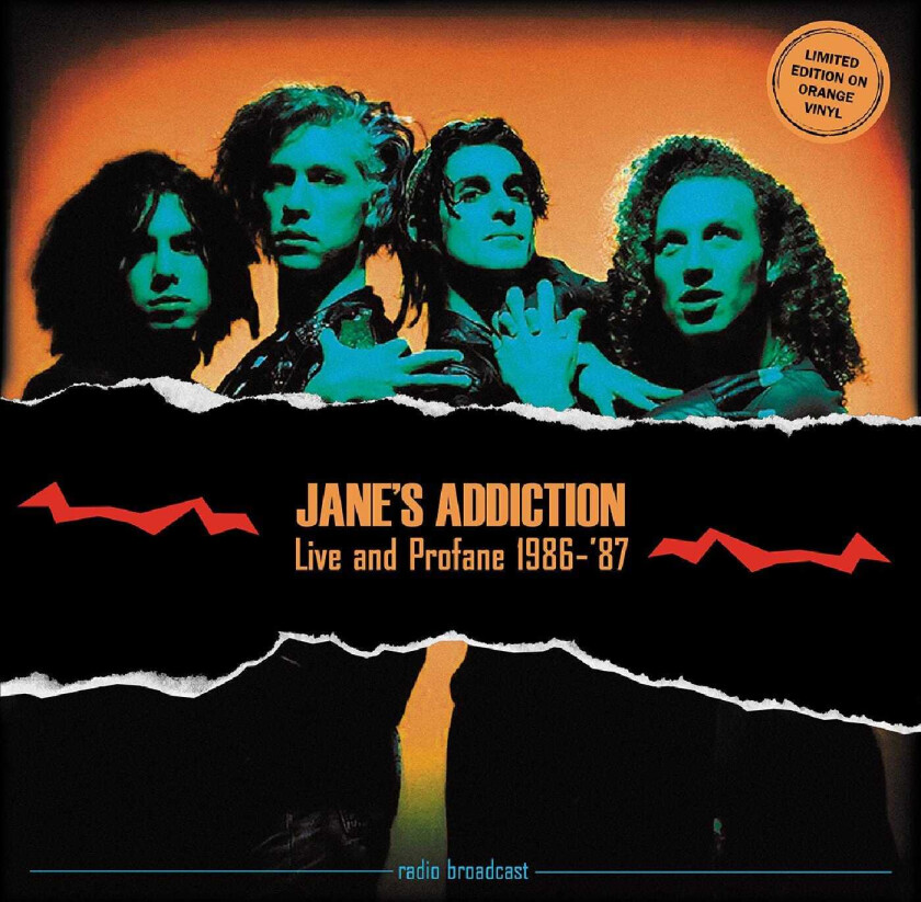 Jane's Addiction Live and Profane 198687 (Radio Broadcast) LP/Vinyl