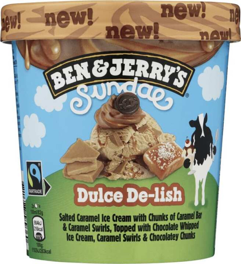 Ben&Jerry's Sundae Dulce De-Lish 427ml