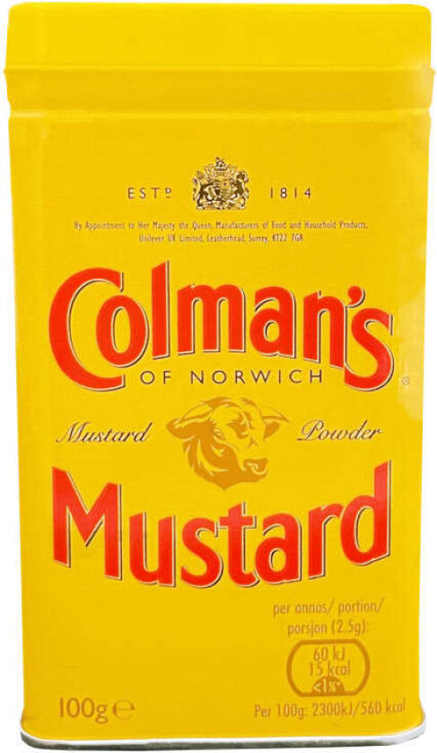 Sennep Tørr 100g Colman