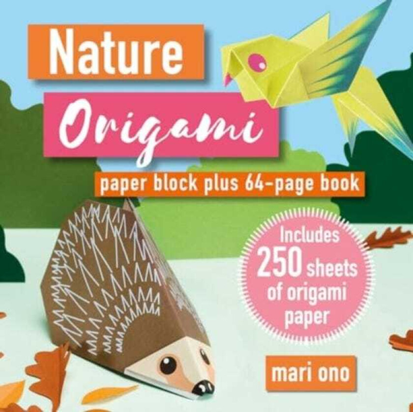 Nature Origami  Paper Block Plus 64Page Book