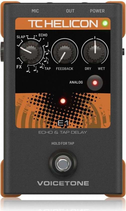 VoiceTone E1 Echo and Tap Delay Vokal Prosessor