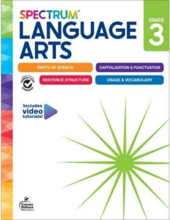 Spectrum Language Arts Workbook Grade 3