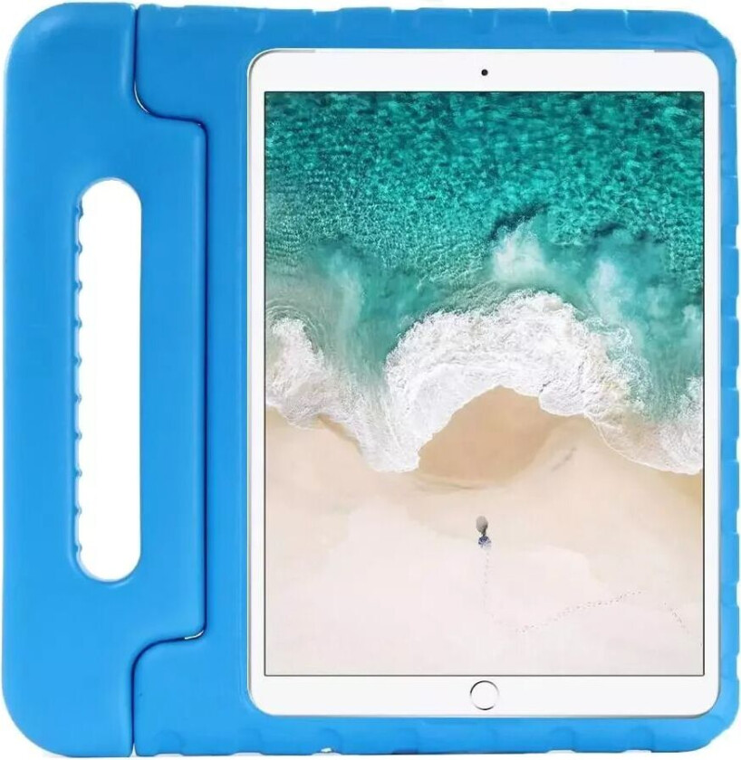 iPad 10.2" (2021 / 2020 / 2019) / iPad Pro 10.5 / iPad Air (2019) Barnedeksel - Kids Portable Stativ Deksel Blå