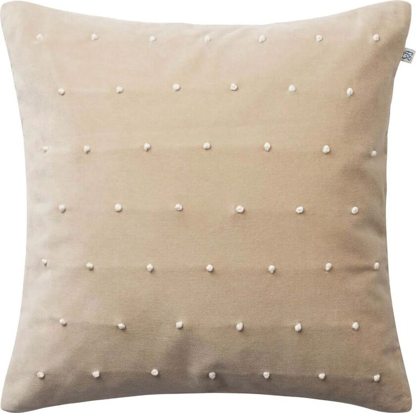 Roma putetrekk 50 x 50 cm Tan-off white