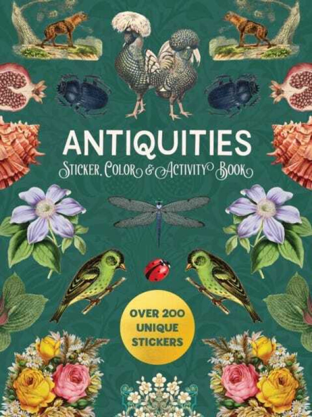 Antiquities Sticker, Color & Activity Book Over 200 Unique Stickers