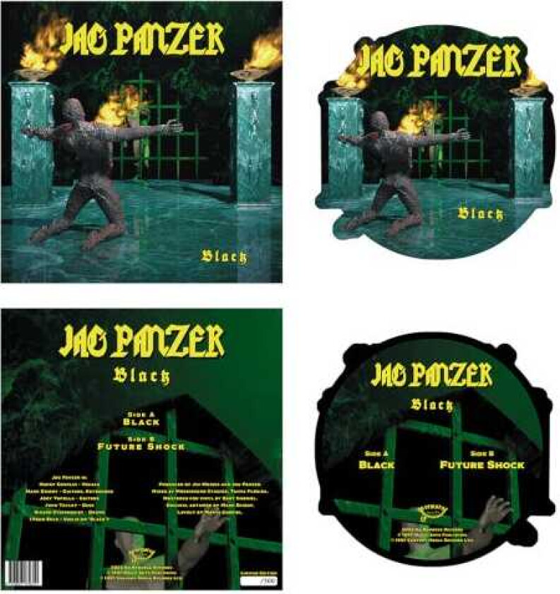 Jag Panzer Black LP/Vinyl
