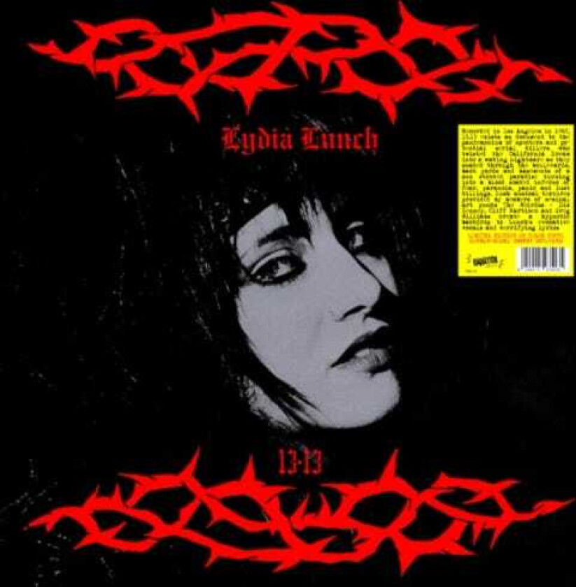 Lydia Lunch 13.13 LP/Vinyl