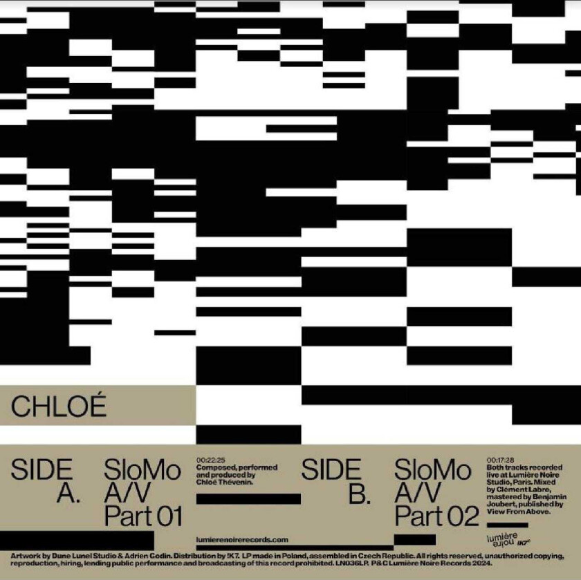 Chloe SloMo A/V LP/Vinyl