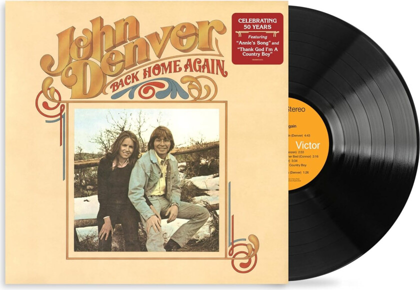 John Denver  Back Home Again  LP/Vinyl