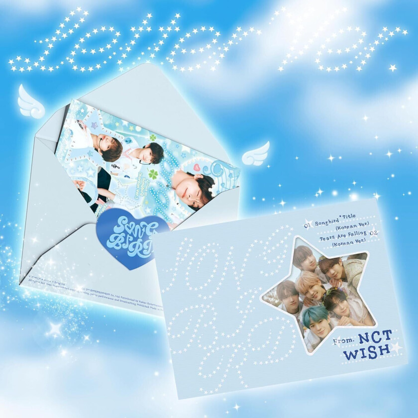 NCT Wish Songbird Letter Version incl. Photobok, Postcard, Sticker + Photocard CD