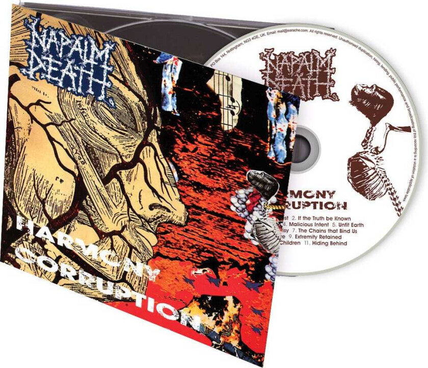 Napalm Death Harmony Corruption CD