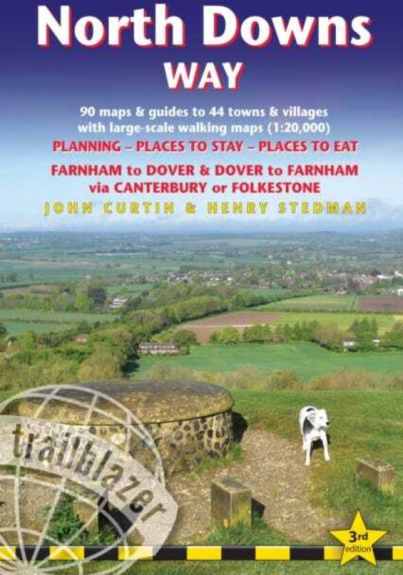 North Downs Way Trailblazer Walking Guide 3e Practical guide with LargeScale Walking Maps & Guides to Towns & Villages Planning, Places To Stay, Places to Eat