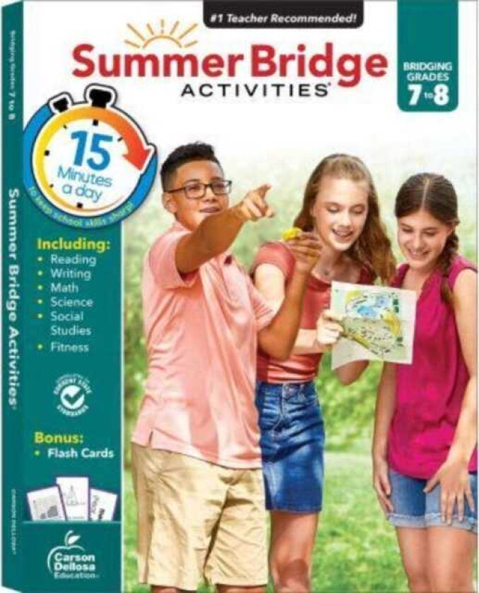 Summer Bridge Activities Grades 7 to 8