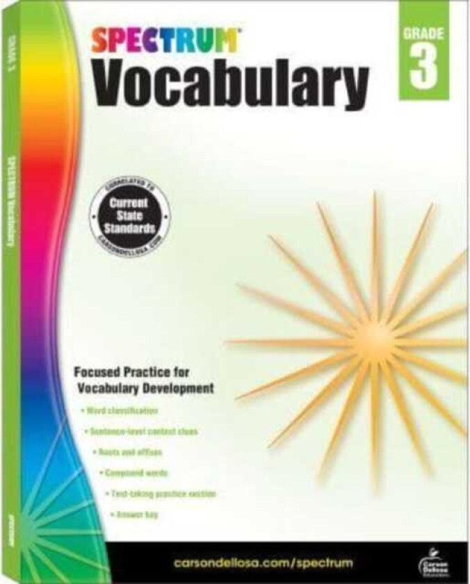 Spectrum Vocabulary Grade 3