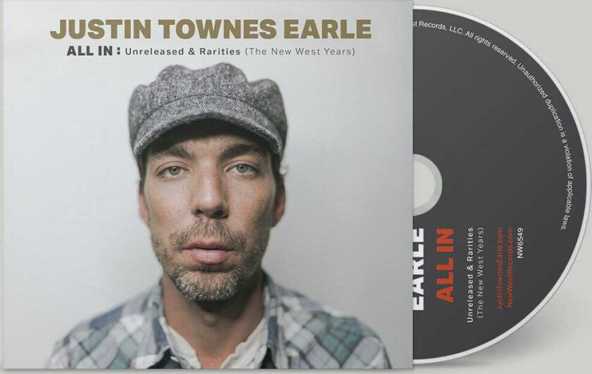 Justin Townes Earle ALL IN: Unreleased & Rarities (The New West Years) CD