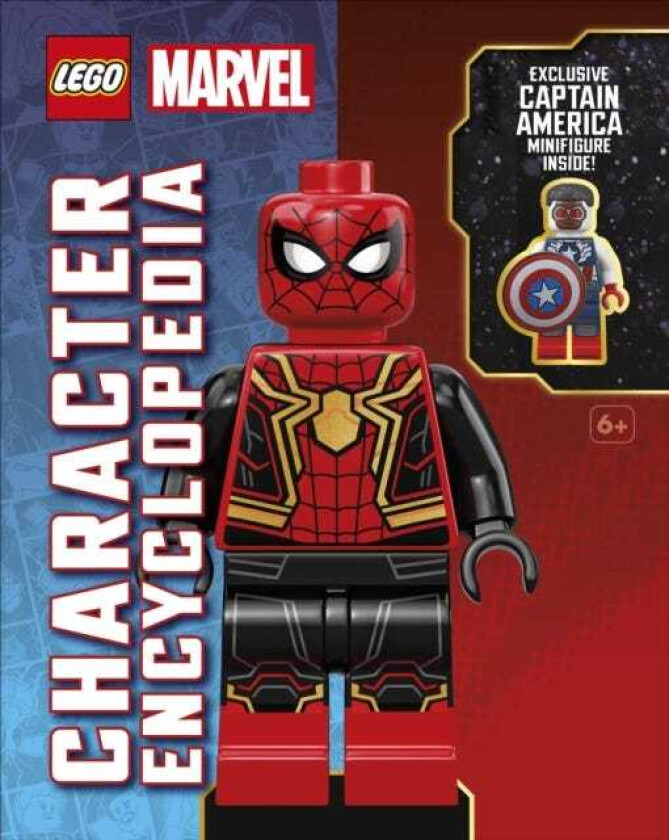 LEGO Marvel Character Encyclopedia With Exclusive Captain America Minifigure