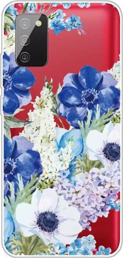 Samsung Galaxy A02s Fleksibelt Plastikkdeksel - Blomster Print