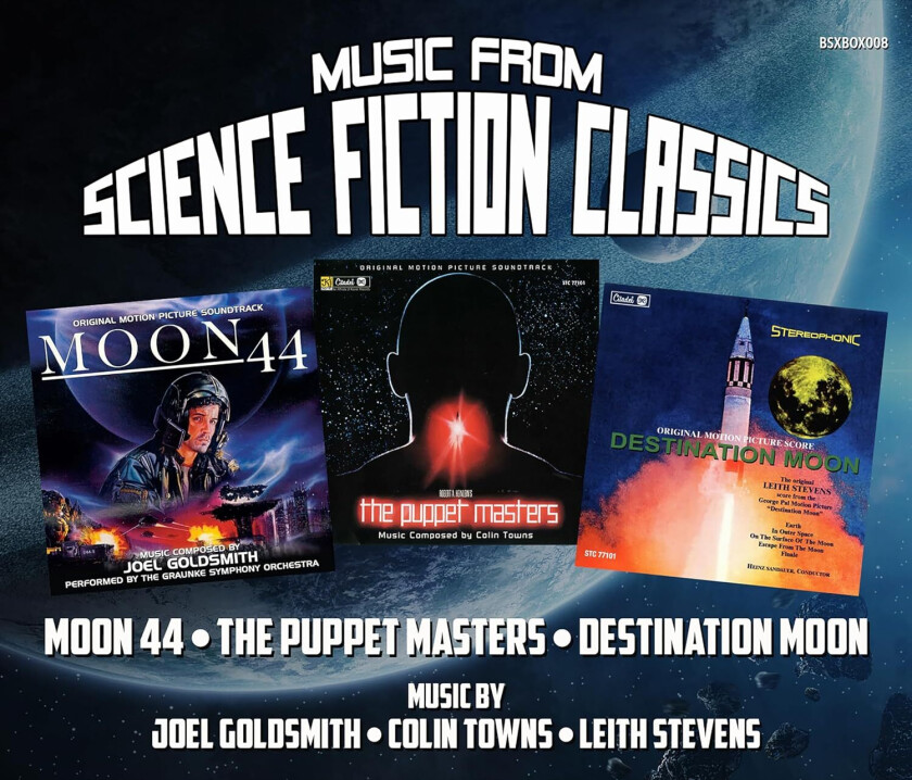 Joel Goldsmith, Colin Towns, Leith Stevens Music From Science Fiction Classics: Moon 44, The Puppet Masters, and Destination Moon CD