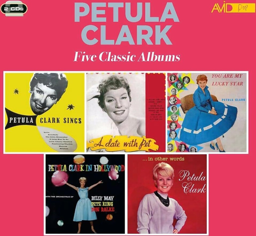 Petula Clark Five Classic Albums (Pet Clark Sings / A Date With Pet / You Are My Lucky Star / In Hollywood / In Other Words) CD