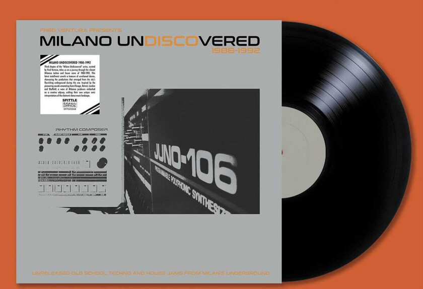 Diverse Electronica Fred Ventura Presents Milano Undiscovered 19881992 Unreleased LP/Vinyl